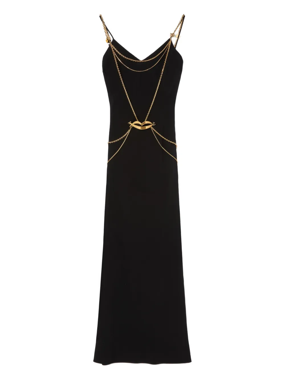 PUCCI Maxi-jurk met ketting Zwart