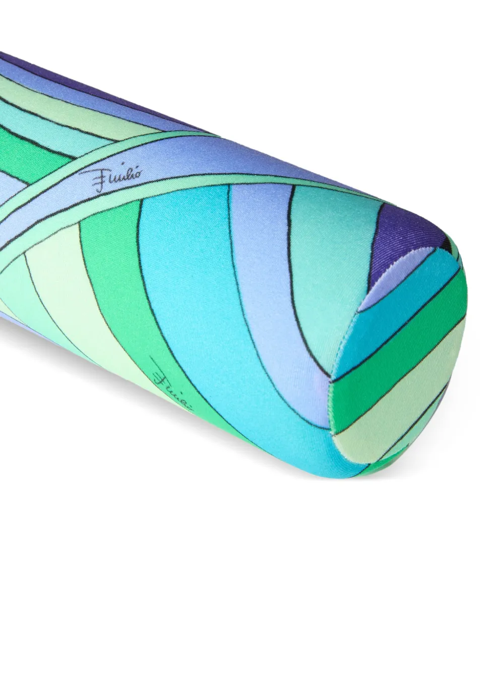 Pucci Iride-print Curved-line Pool Hose In Blue