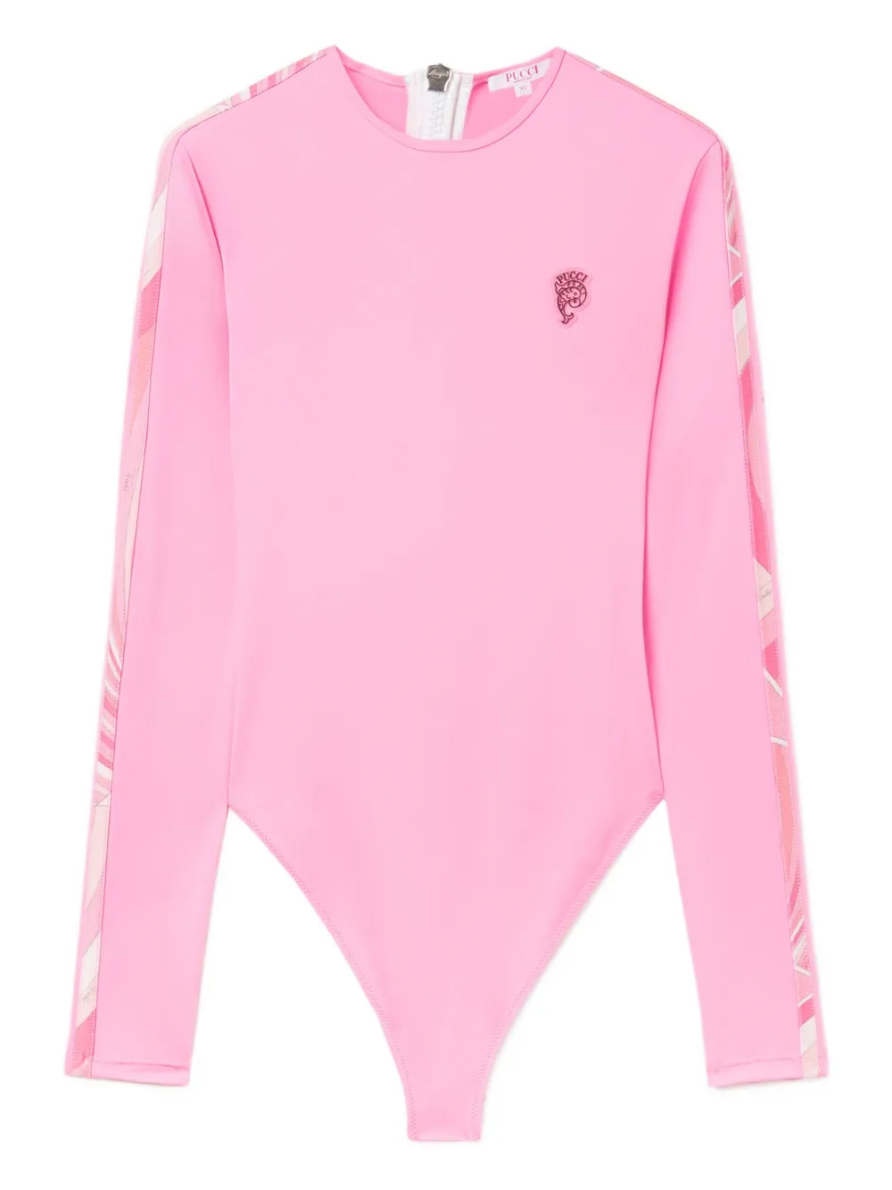 PUCCI Badpak met vlakken en lange mouwen Roze