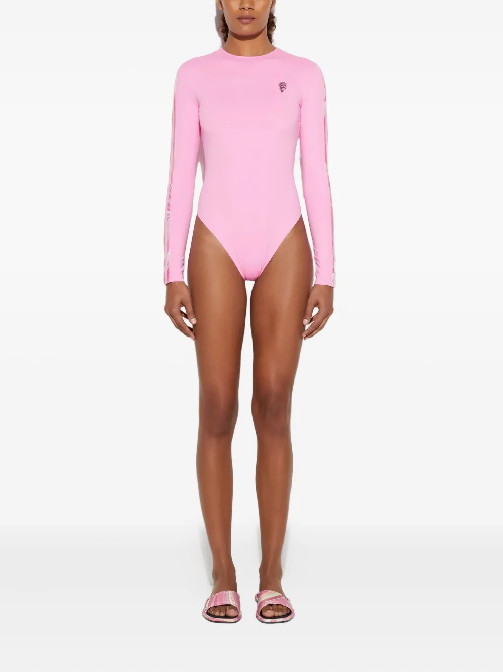 PUCCI Badpak met vlakken en lange mouwen Roze