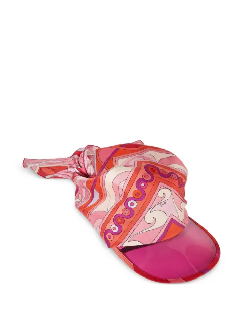 PUCCI silk-twill visor hat