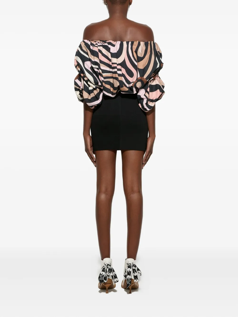 PUCCI Jurk met pofmouwen Zwart