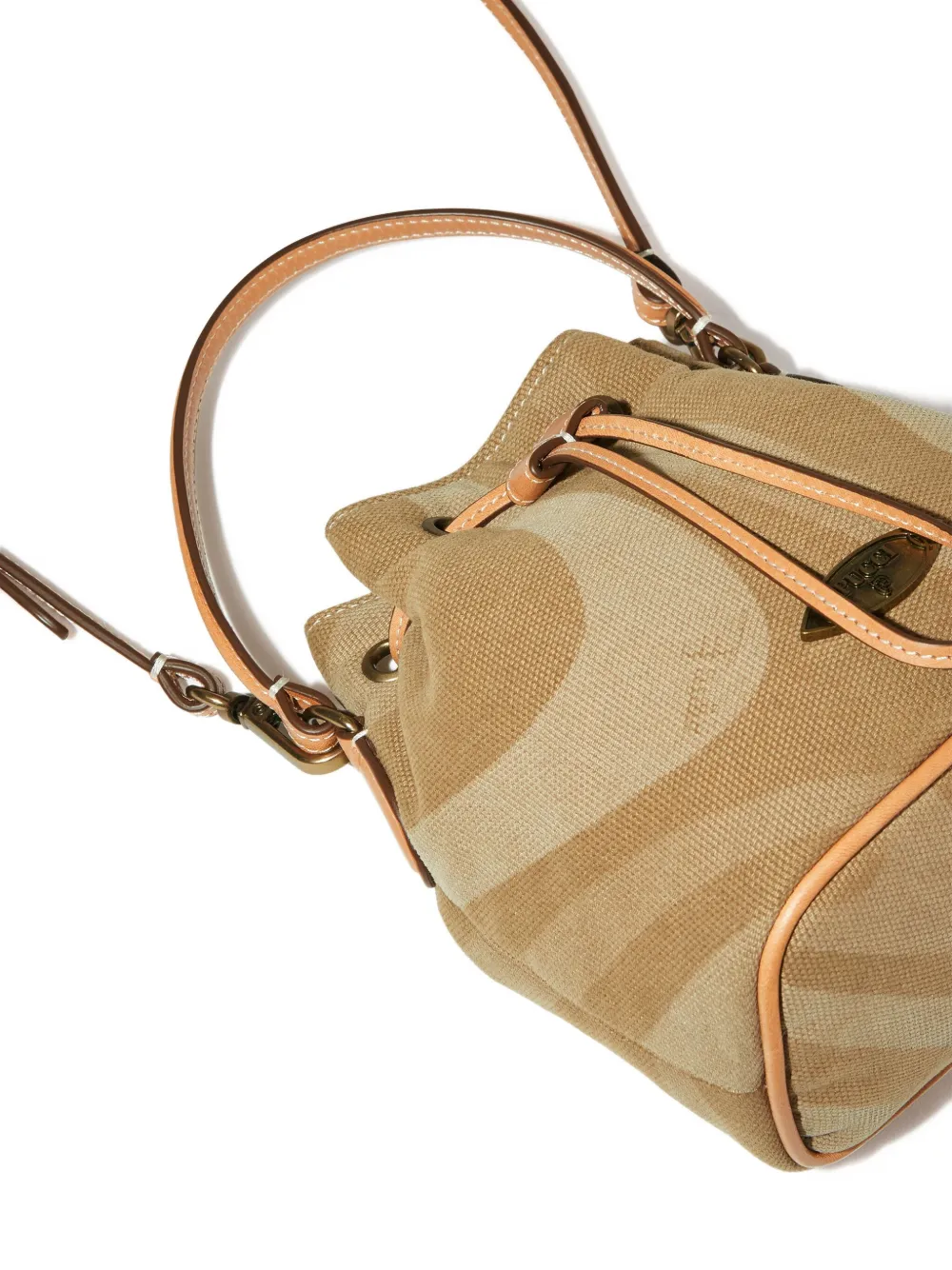 PUCCI Yummy bucket-tas met trekkoord Bruin