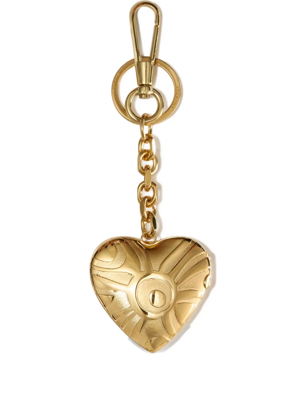 heart mirror keyring