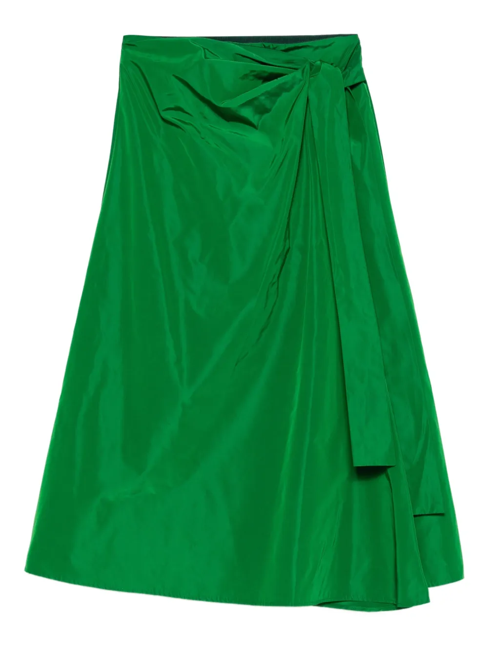 Aspesi Wrap-tie Skirt In Green