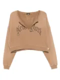 R13 distressed sweatshirt - Brown