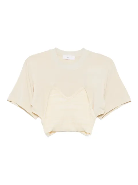 Toga playera corta a capas
