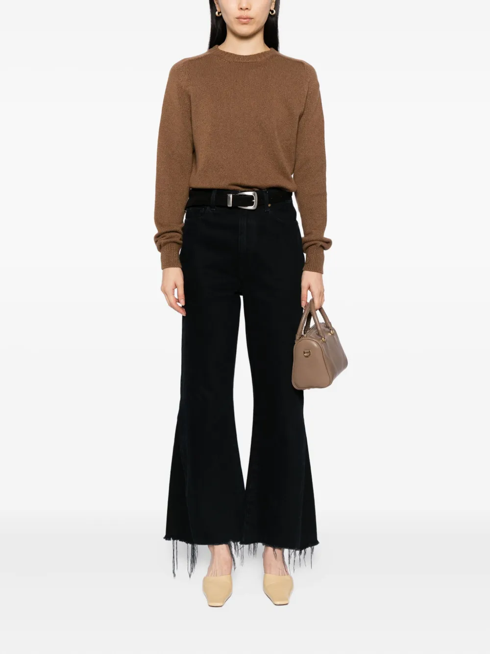  Khaite Pull Nera - Marron 