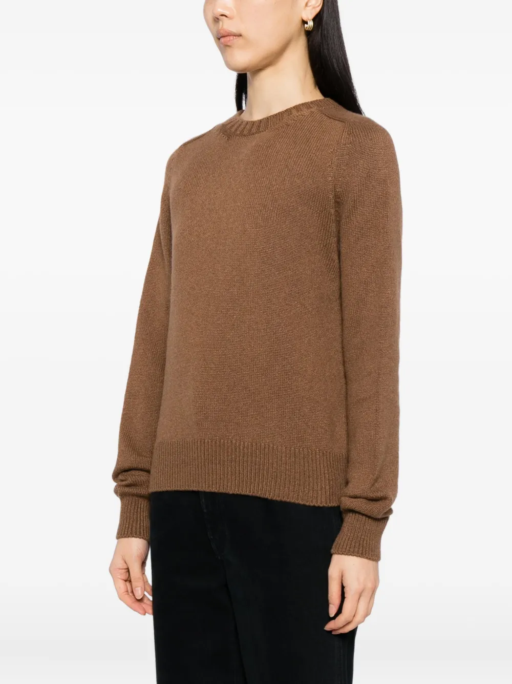  Khaite Pull Nera - Marron 