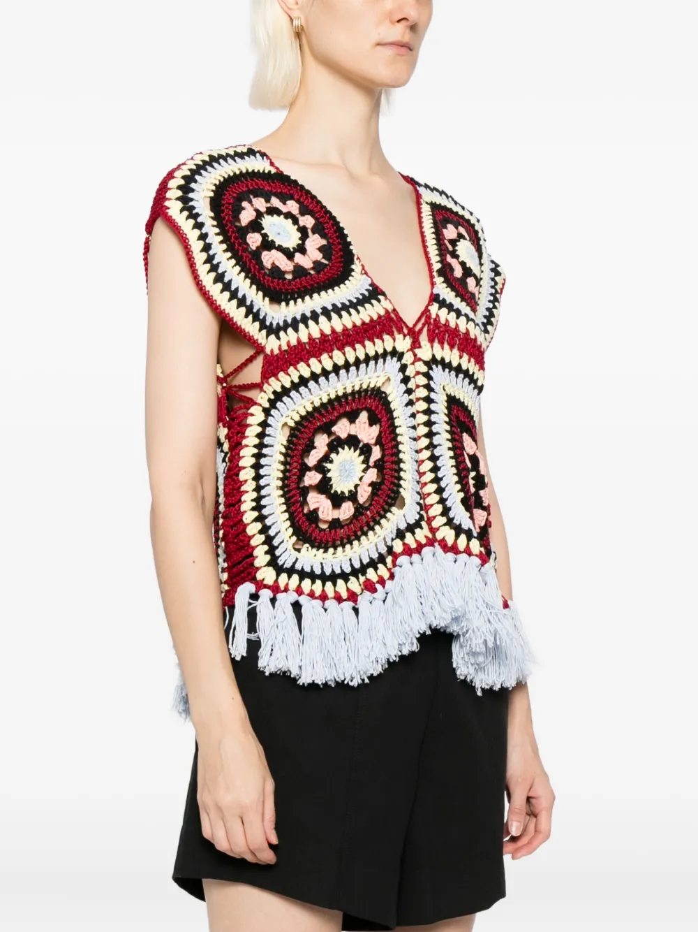 La DoubleJ Sole Star top Rood