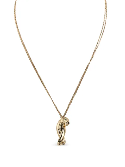 Cartier collar Panthère en oro amarillo de 18kt con ónix y tsavoritas