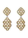 Buccellati 18kt white gold Lattice earrings