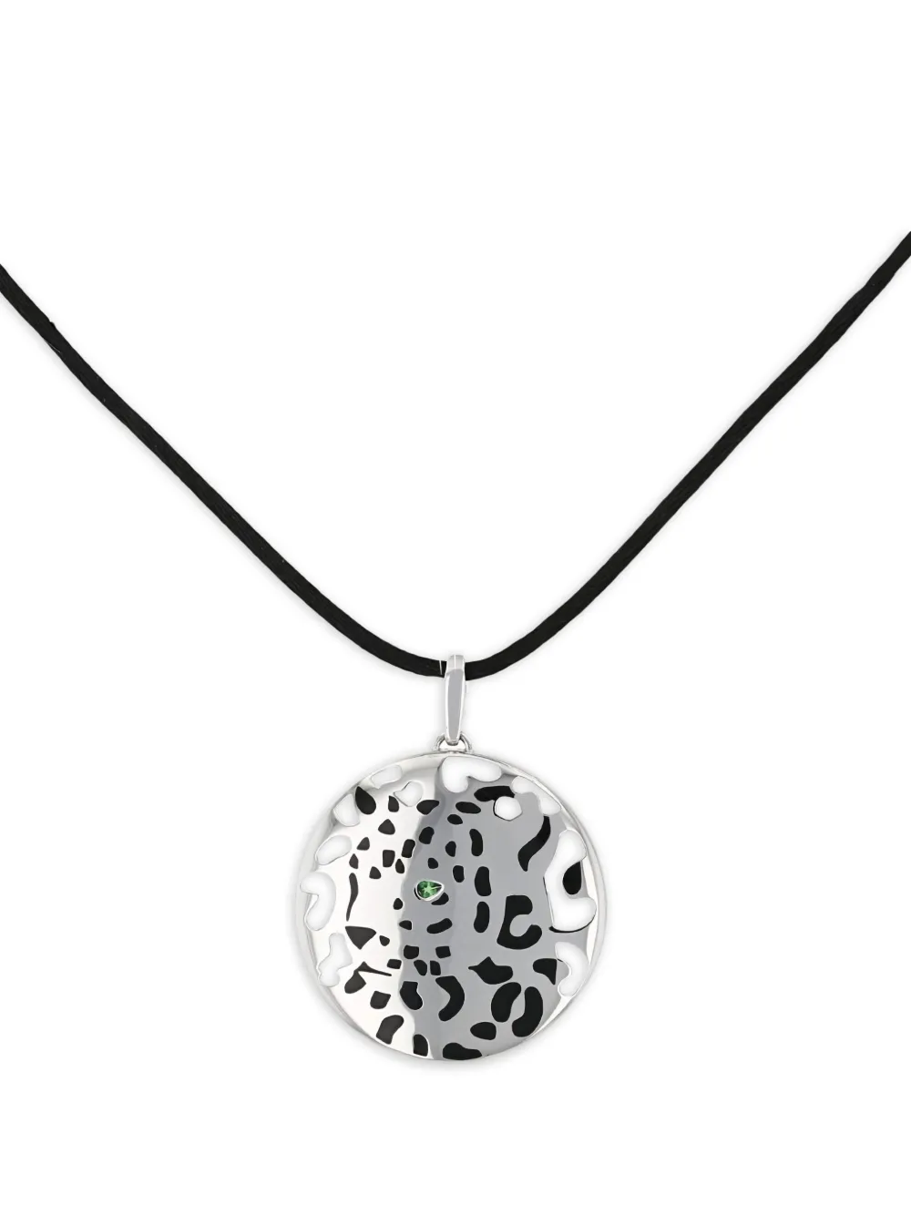 Cartier 18kt white gold Panthère necklace – Silver