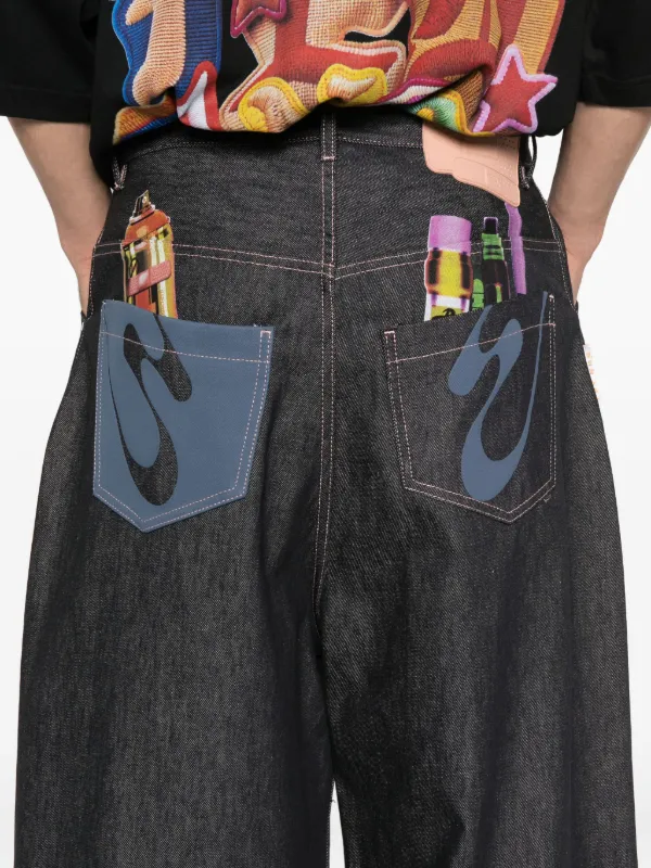 PDF パネル ジーンズ | ブルー | FARFETCH JP