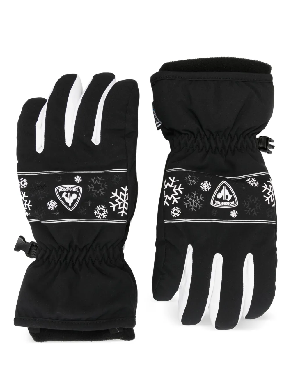 Rossignol Jane snowflake-print ski gloves | Black | Image 1