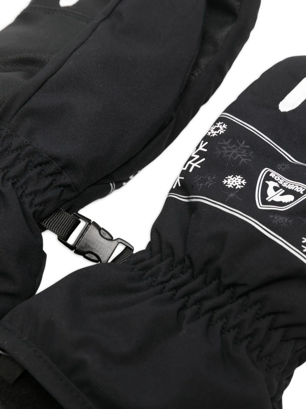 Rossignol Kids Jane skihandschoenen met sneeuwvlokprint Zwart