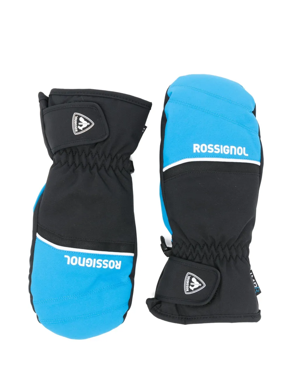 Rossignol logo-print mittens - Nero