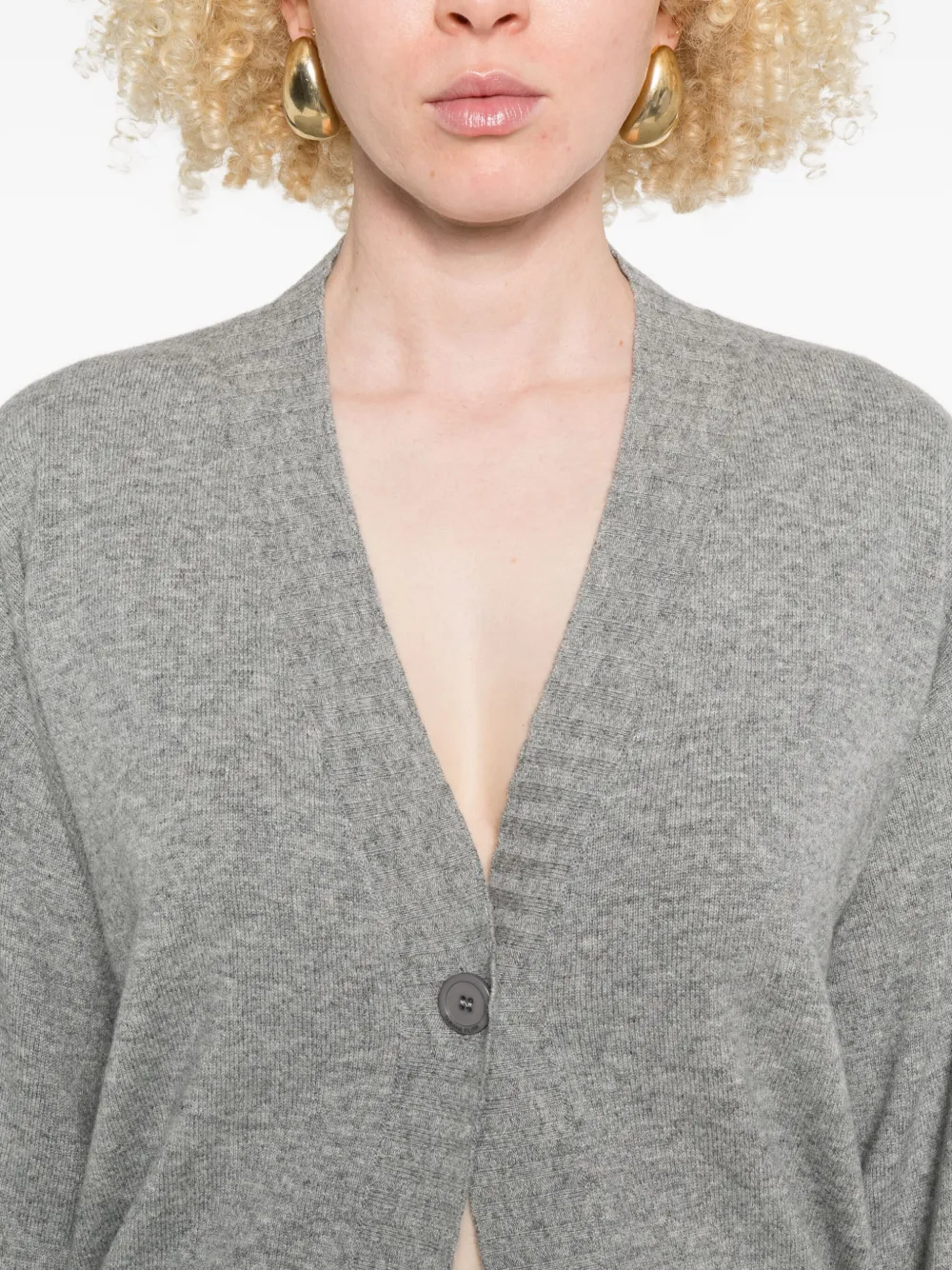 Fabiana Filippi cropped cardigan Grijs