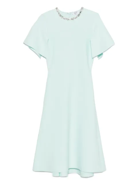 Alexander McQueen embellished short-sleeve midi dress