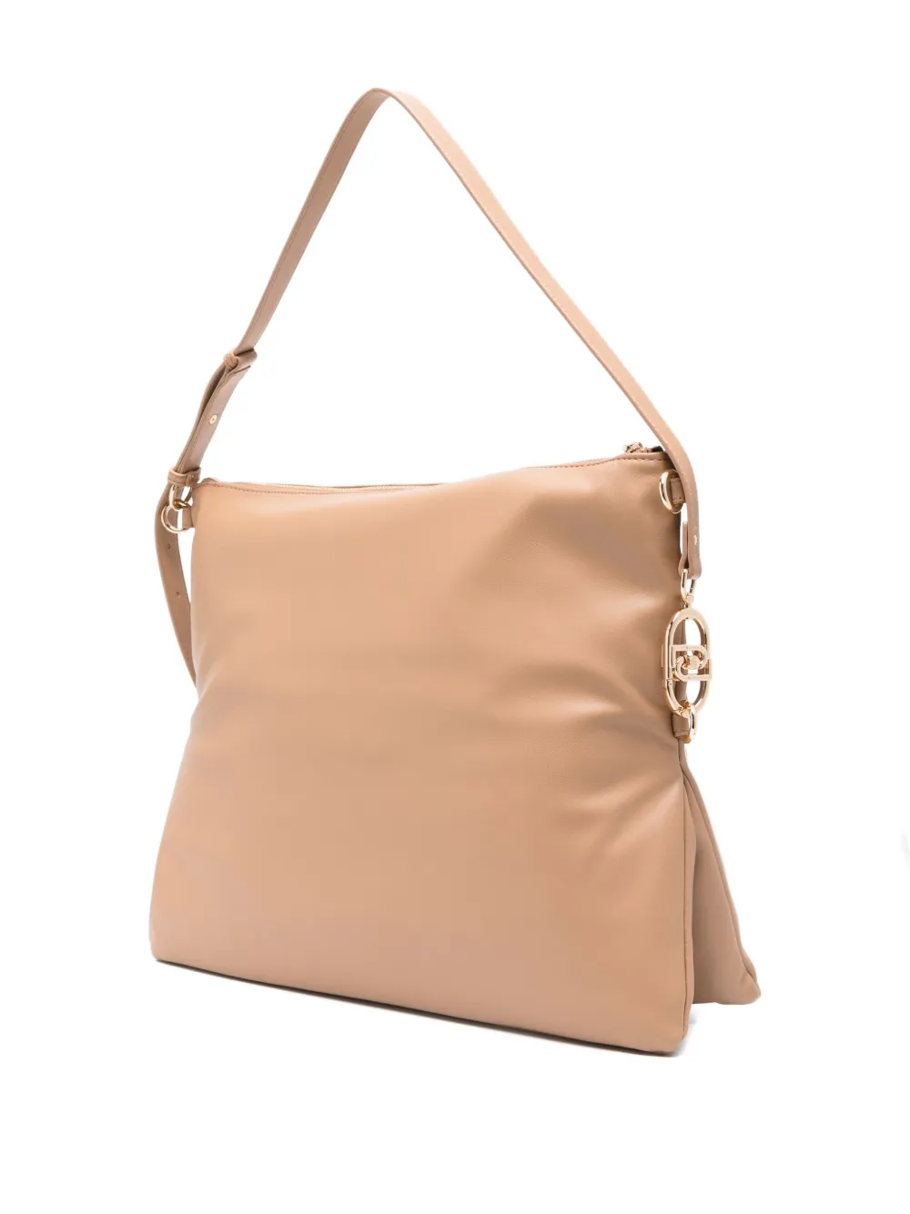LIU JO Schoudertas verfraaid met ketting - Beige