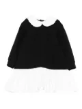 Balmain Kids Peter-Pan collar dress - Black