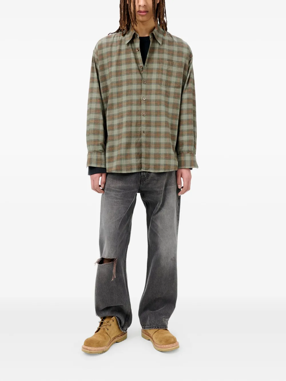 OUR LEGACY checked cotton shirt | Image 2