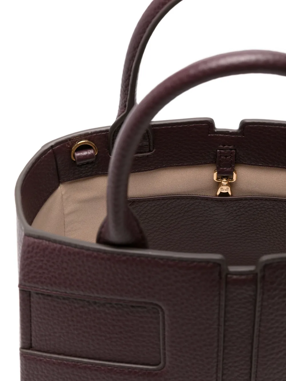 Elisabetta Franchi Shopper met dubbele handgreep Rood