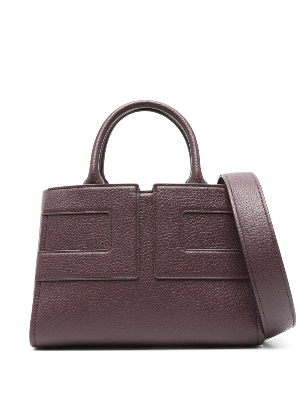 Elisabetta Franchi Shopper met dubbele handgreep Rood