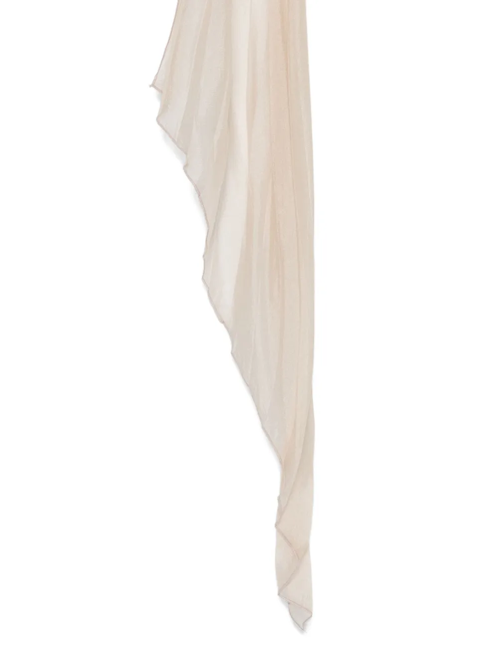 Forte Forte pleated organza scarf - Beige