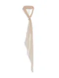 Forte Forte pleated organza scarf - Neutrals