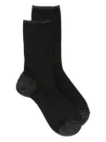 ANT45 glitter-detail socks - Black