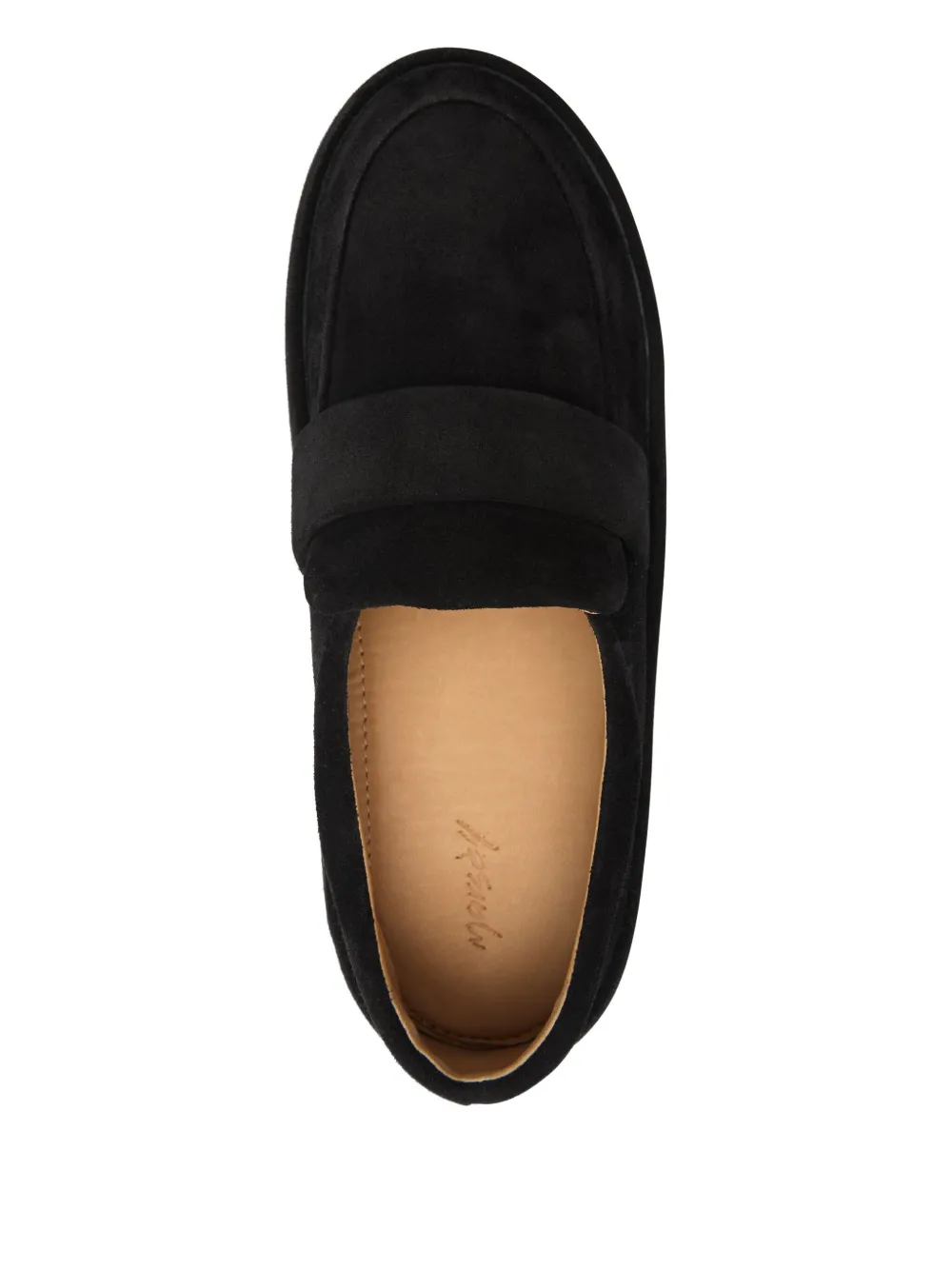 Marsèll suede flat loafers Black