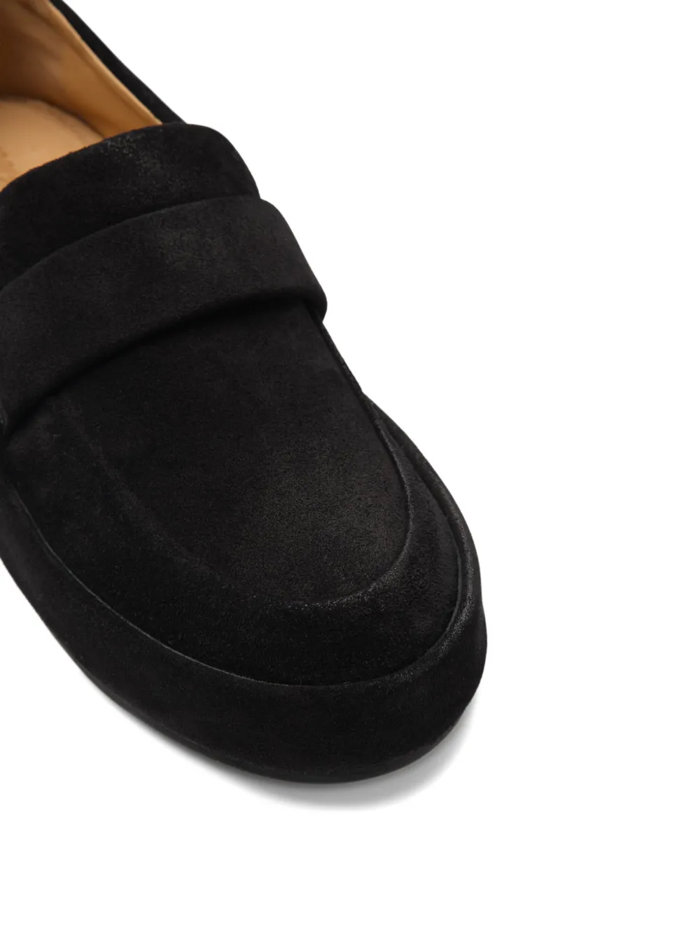 Marsèll suede flat loafers Black