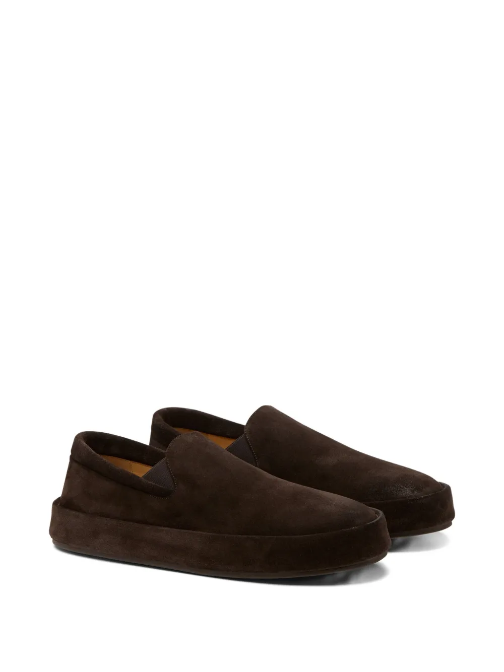 Marsèll suede slip-on loafers - Bruin