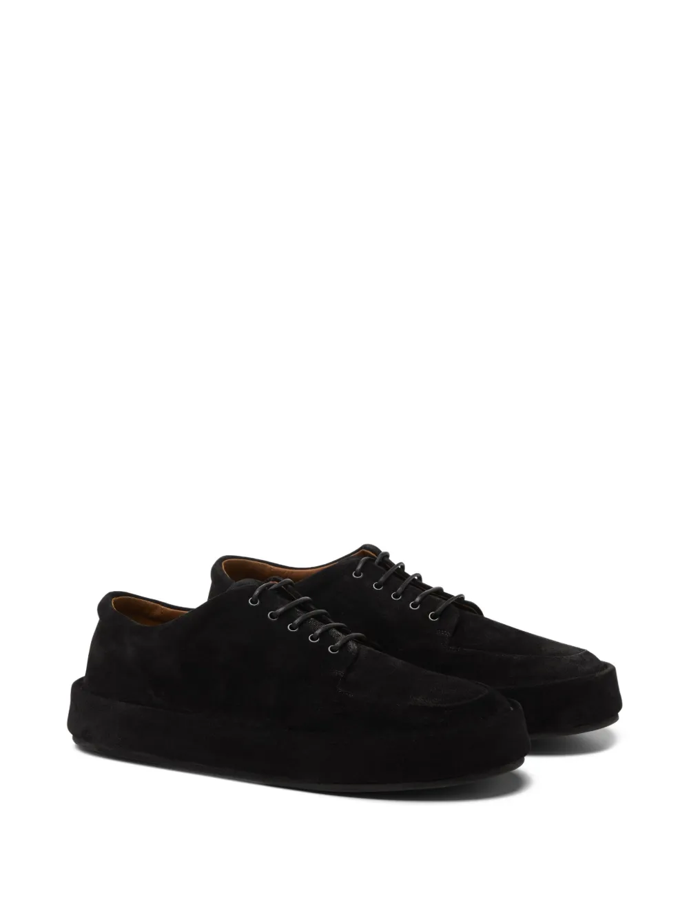 Marsèll lace-up round derby shoes Black