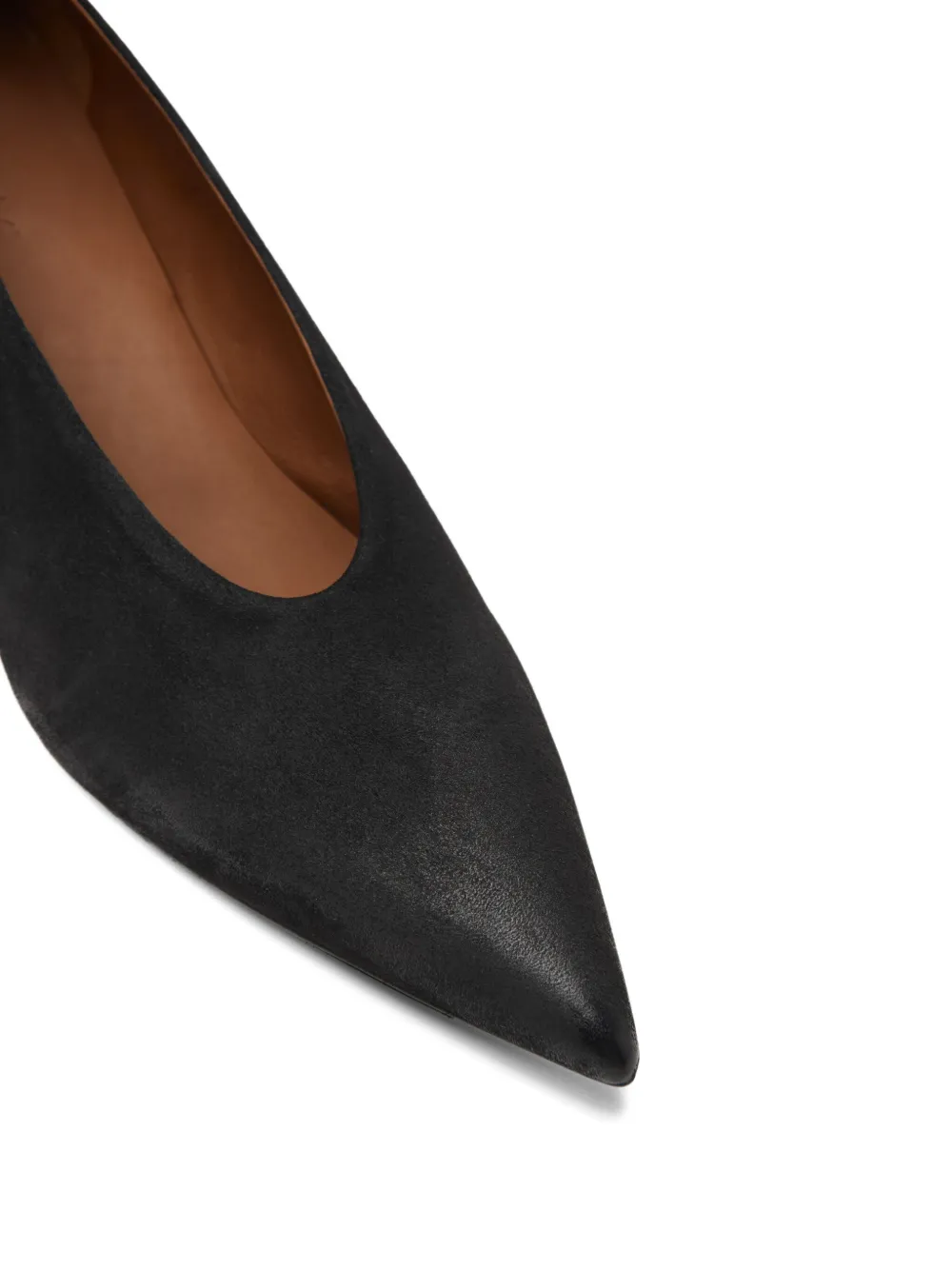 Marsèll pointed-toe leather pumps Black