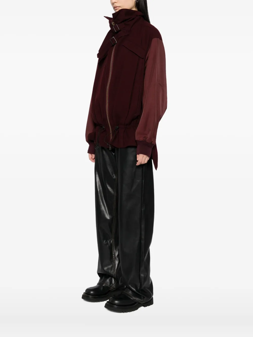Yohji Yamamoto Flannel Jacket In Brown