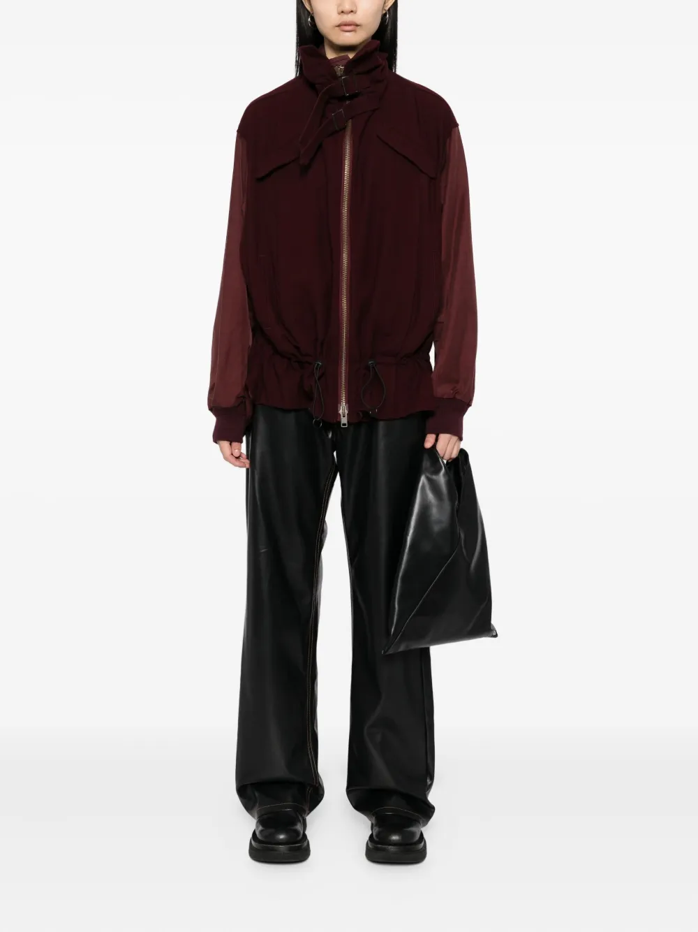 Yohji Yamamoto flannel jacket Rood