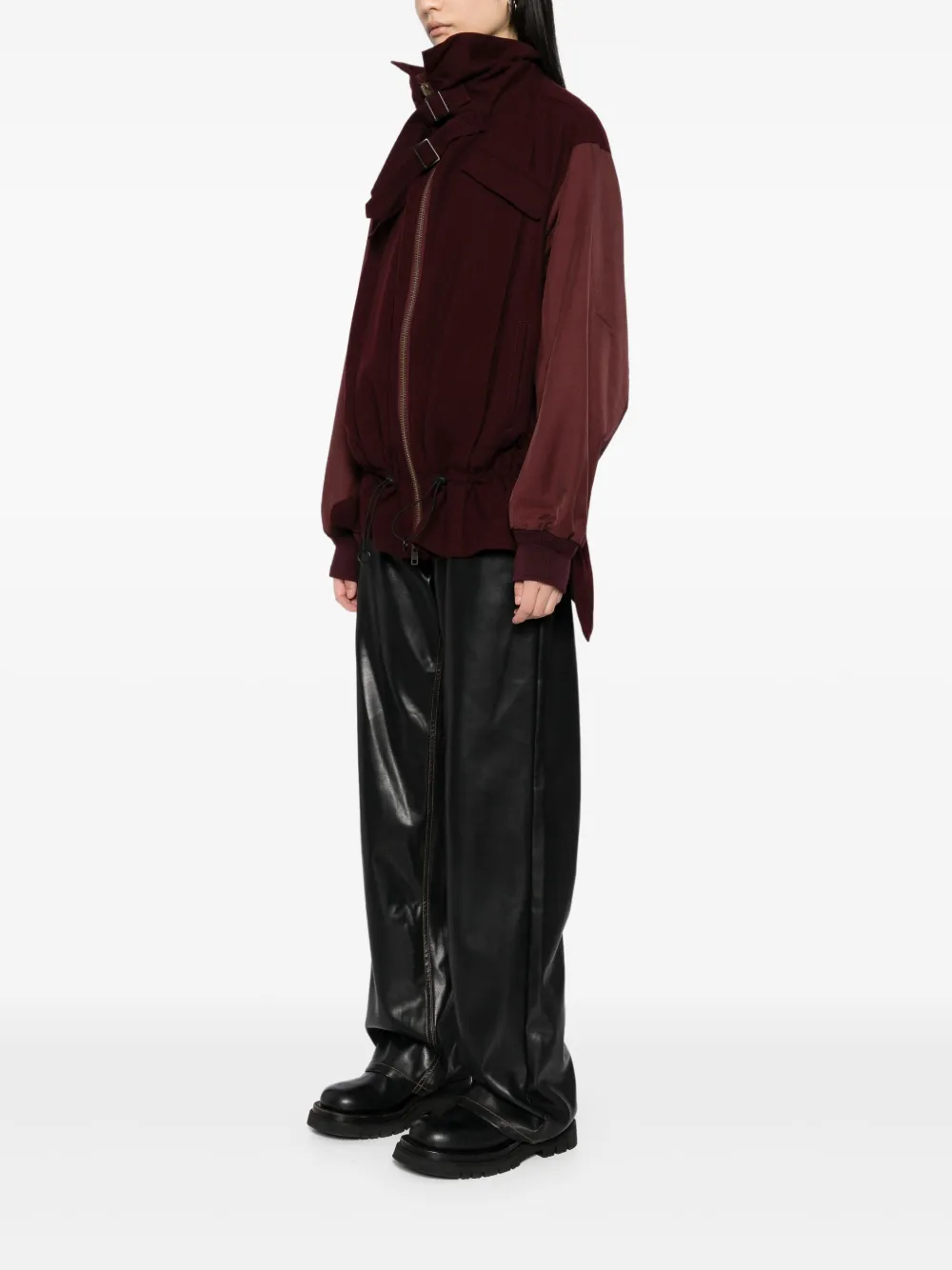 Yohji Yamamoto flannel jacket Rood