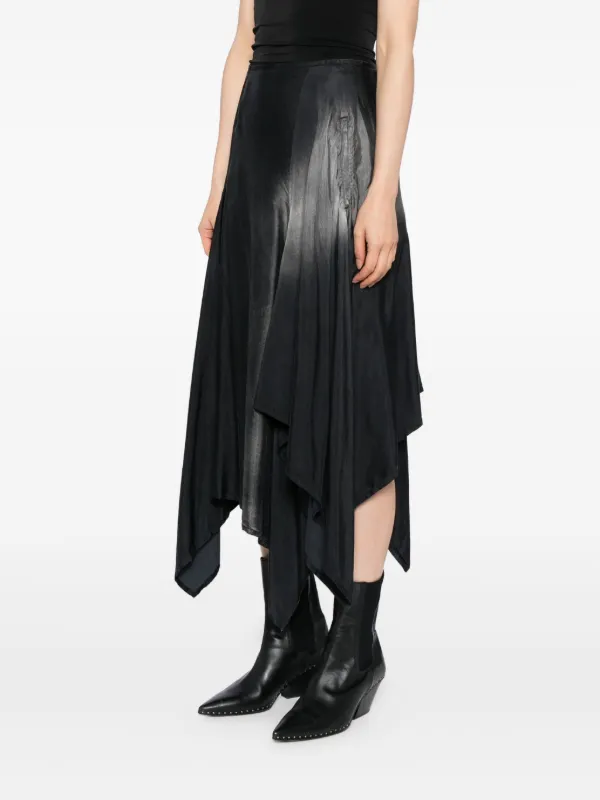 Yohji Yamamoto アシンメトリー スカート | グレー | FARFETCH JP