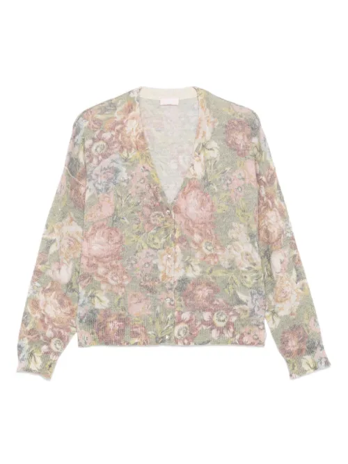LIU JO cardigan à fleurs - Rose - LIU JO - Modalova