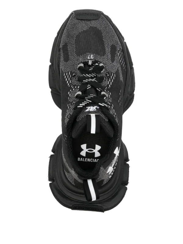 Balenciaga Under Armour 3xl Knit Sneakers | Black | FARFETCH PL