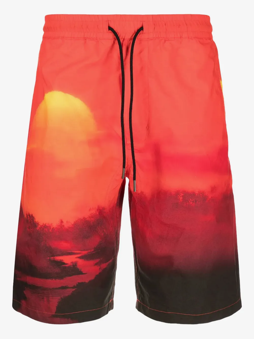 Maharishi プリント ショートパンツ | レッド | Image 1