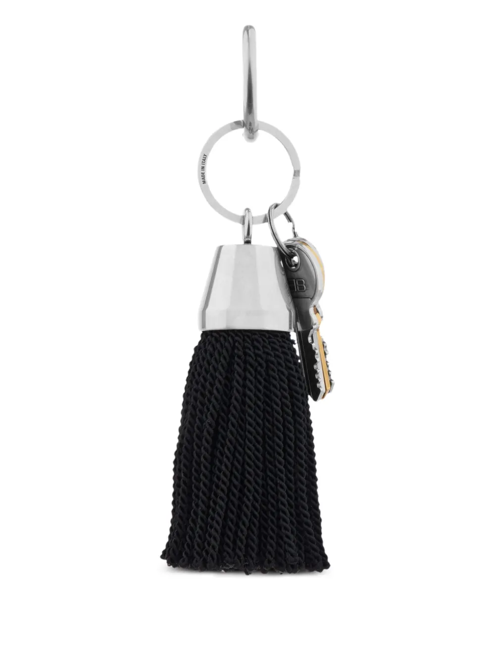 Balenciaga pompom logo-engraved keyring | Image 2