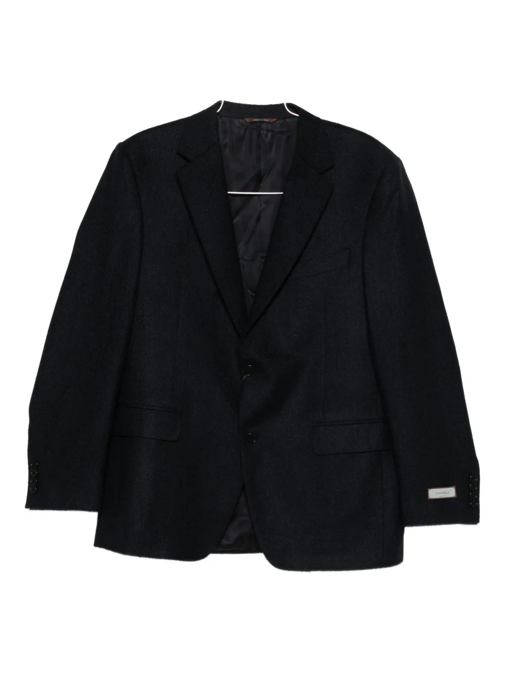 Canali single-breasted blazer Blauw