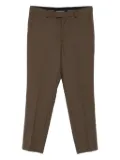 STYLAND pressed-crease trousers - Brown