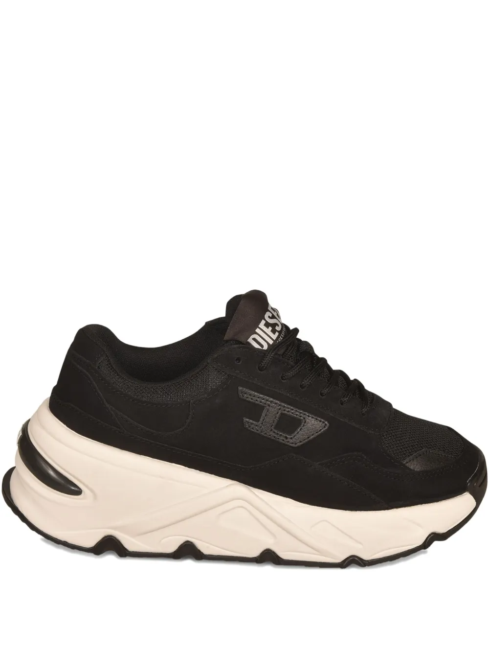 Diesel S-savannah Lace-up Chunky Sneakers In Black