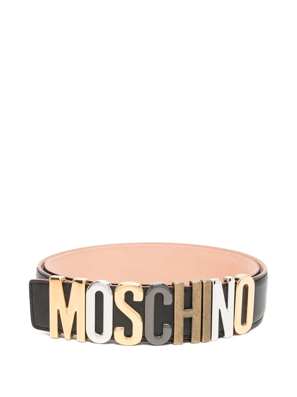 Moschino logo-lettering belt | Black | Image 1