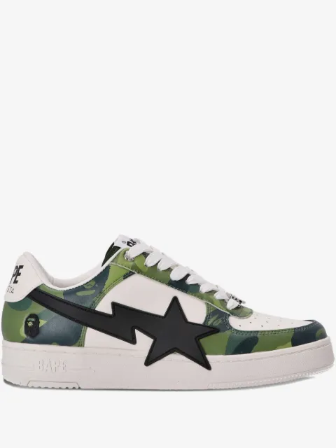 A BATHING APE® camouflage star sneakers