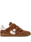 ISABEL MARANT leopard-print sneakers - LEEC